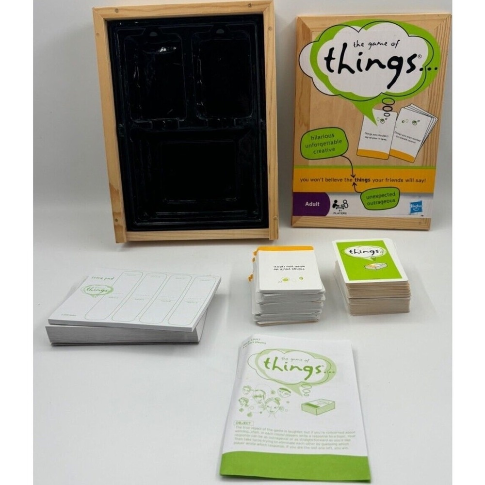 2009 The Game Of Things Adult Board Game By Hasbro COMPLETEโ